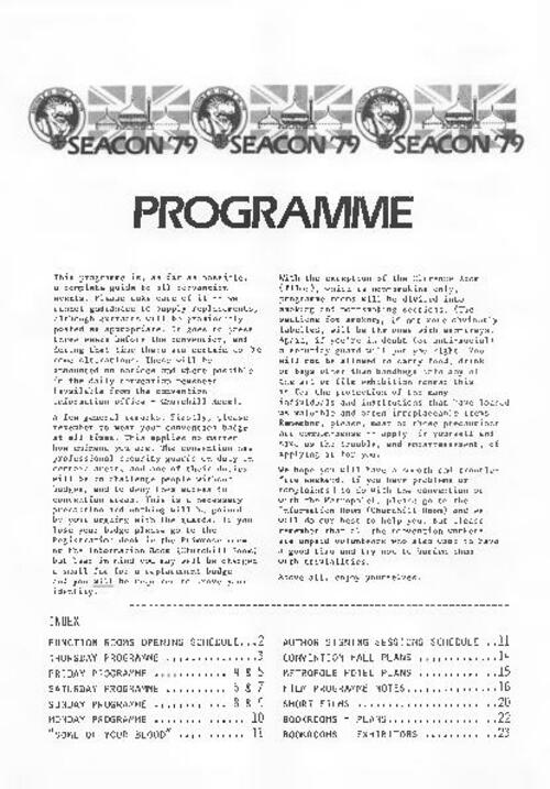 Pocket Programme